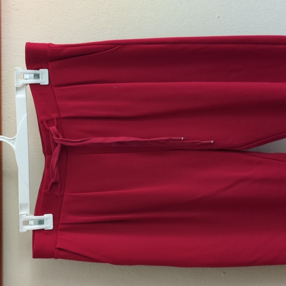 Betabrand Red Pull-on Pants - Picture 4 of 16